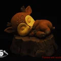 3 Hươu Ngủ (3 Sleeping Deer) - Thumbnail 1