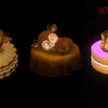 3 Hươu Ngủ (3 Sleeping Deer) - Thumbnail 2