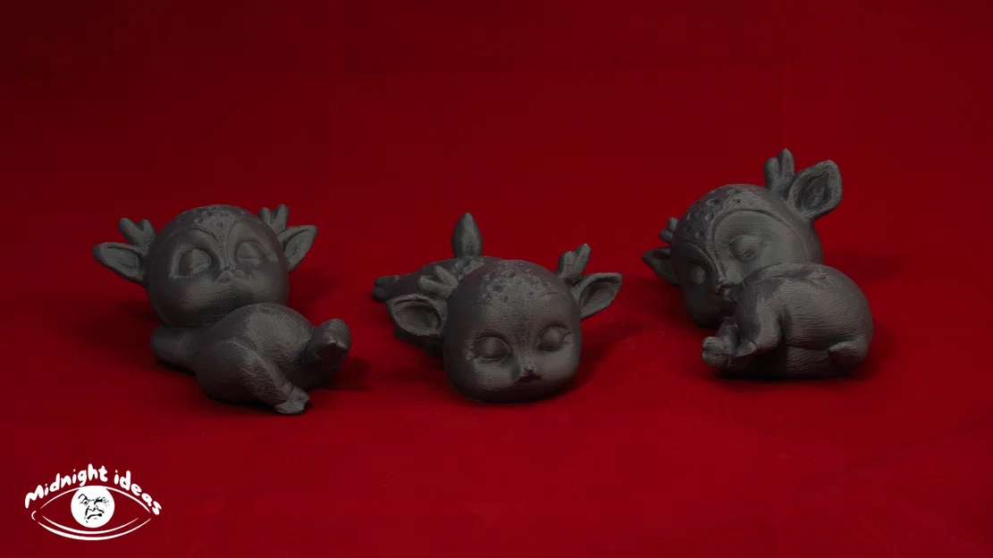 3 Hươu Ngủ (3 Sleeping Deer) - Image 10