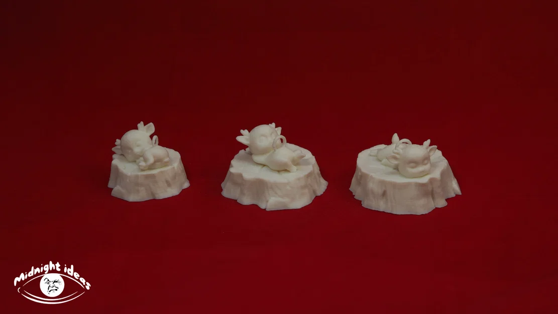 3 Hươu Ngủ (3 Sleeping Deer) - Image 13