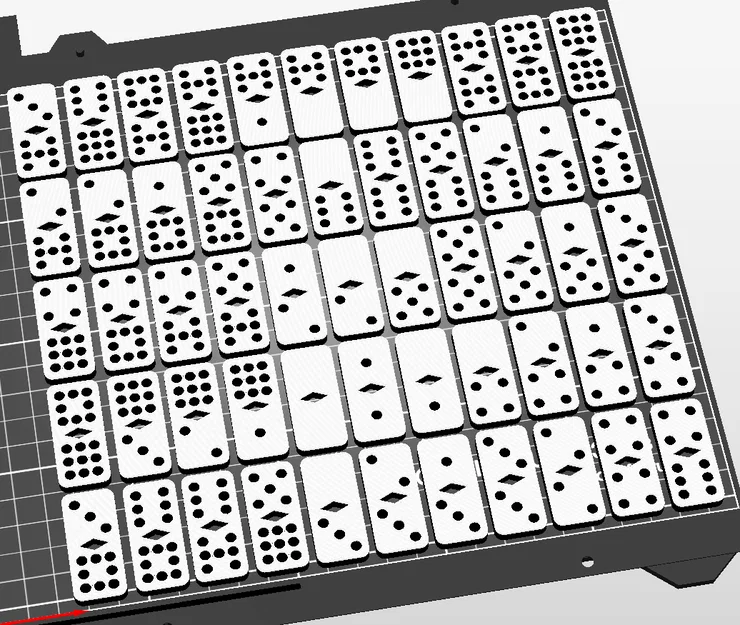 Bộ cờ Domino du lịch 9x9 nhỏ gọn - In 3D tiện lợi - Image 1