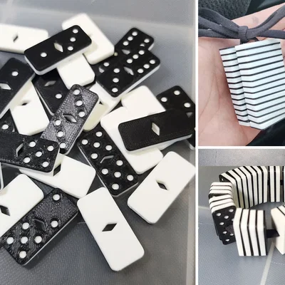 Bộ cờ Domino du lịch 9x9 nhỏ gọn - In 3D tiện lợi