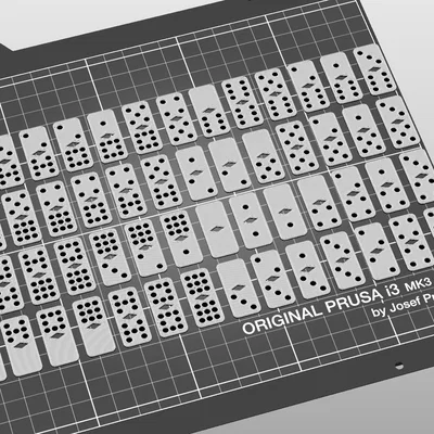 Bộ cờ Domino du lịch 9x9 nhỏ gọn - In 3D tiện lợi