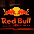 Hộp đèn trang trí logo Red Bull 3D - Mẫu in 3D cực chất - Thumbnail 1