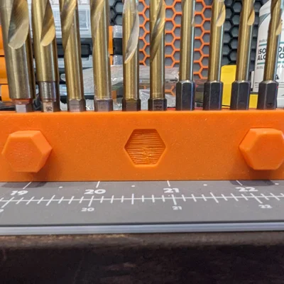 Khay giữ bit HSW parametric nhẹ, có chữ (Honeycomb Storage Wall)
