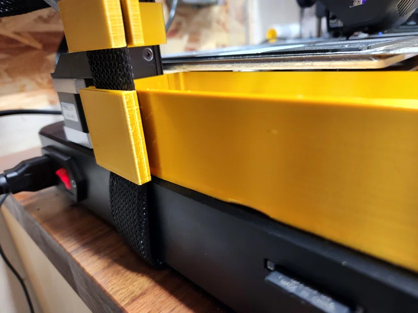 Ender 3 V3 SE - Kẹp giữ dây & khay chứa (bên trái) - Image 2