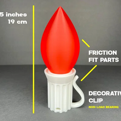 Bóng Đèn Giáng Sinh Cỡ Đại (Jumbo Christmas Light Bulbs)