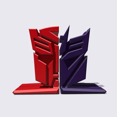 Giá đỡ sách Transformers: Mô hình trang trí độc đáo không cần support
