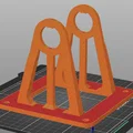 Đế đỡ cuộn nhựa in 3D Filament Spool Winder phiên bản gia cố chắc chắn - Thumbnail 3