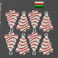 Mẫu đồ trang trí cây thông Noel Little Debbie in 3D đa màu - Thumbnail 2