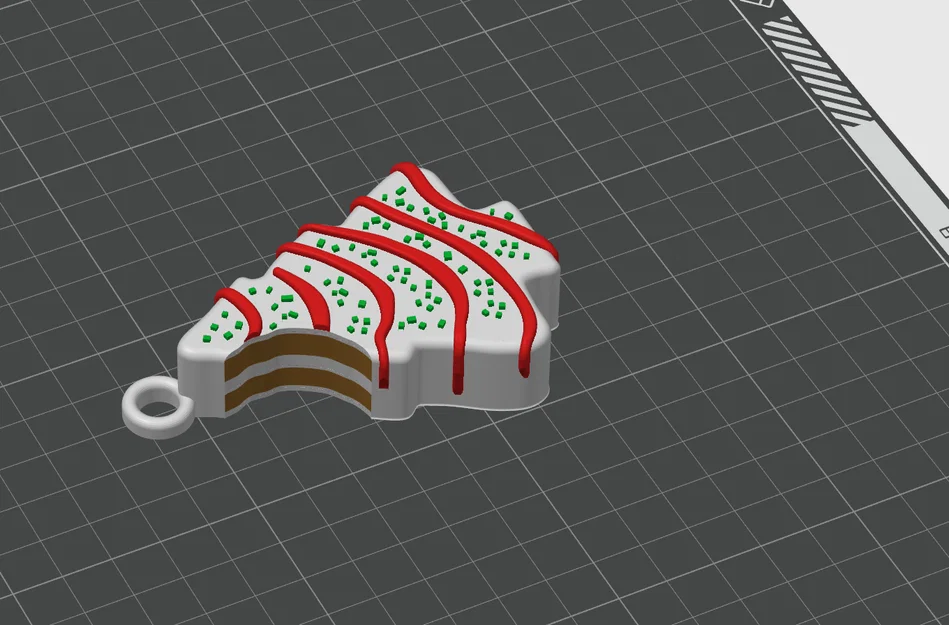 Mô hình trang trí cây thông Noel Little Debbie in 3D đa sắc màu - Image 1