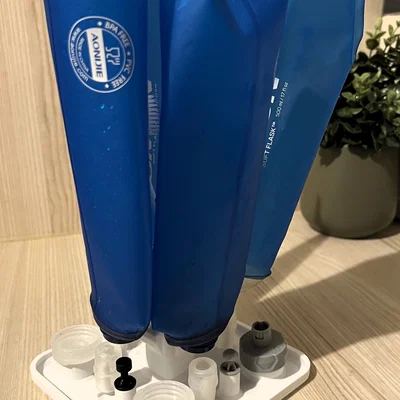 Giá úp/thoát nước cho bình mềm (Égouttoirs flasques souples)