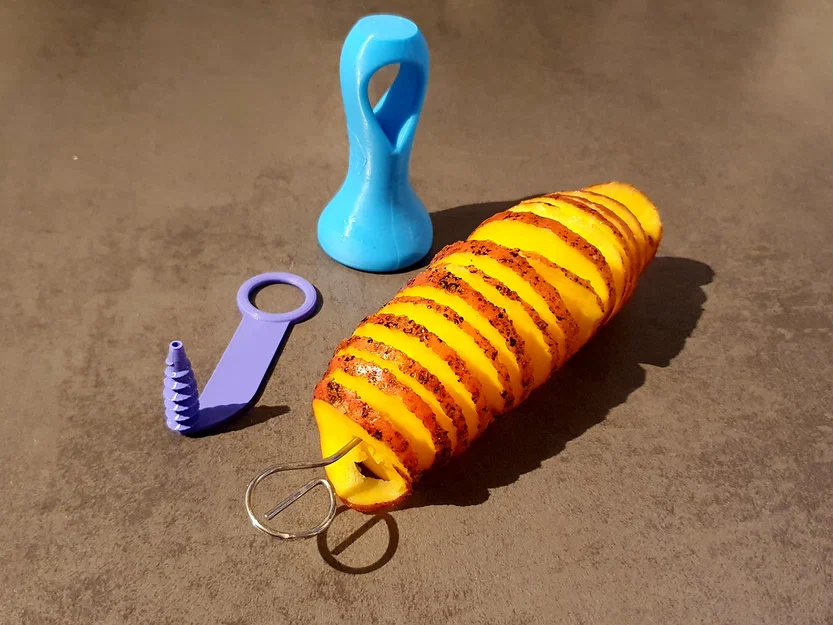Potato Spiral – Dụng cụ cắt khoai tây xoắn ốc - Image 2