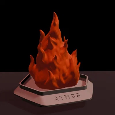 Atmos FLAME (illuminated) – Insert hình ngọn lửa cho MasterLiquid Atmos