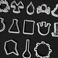 Bộ khuôn cắt bánh quy chủ đề hóa học sáng tạo - Thumbnail 4