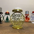 Bộ Chân Nến Giáng Sinh (Christmas Candle Holders) - Thumbnail 1