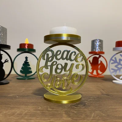 Bộ Chân Nến Giáng Sinh (Christmas Candle Holders)