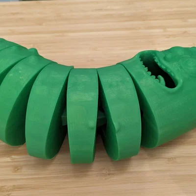 Mô hình Articulated Pickle Rick in 3D chất lượng cao - Khớp nối linh hoạt