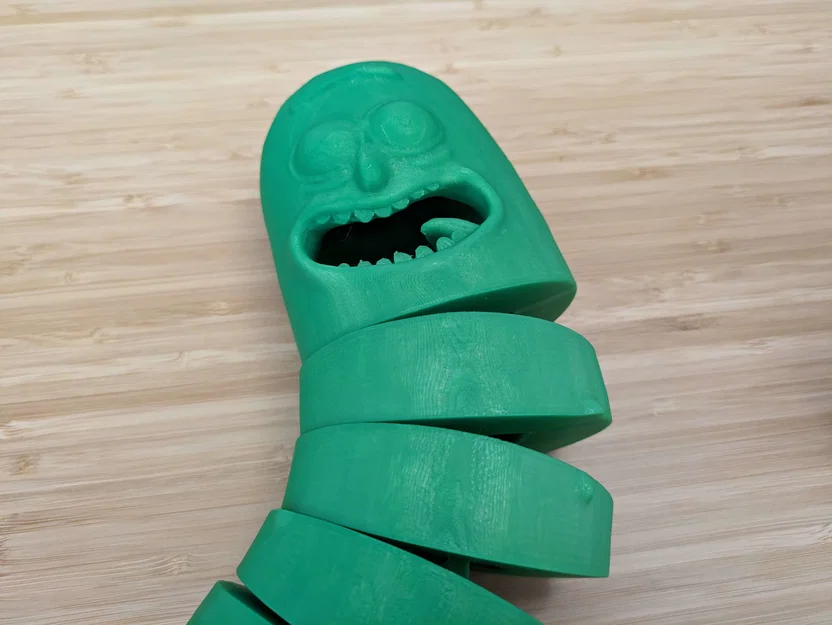 Mô hình Articulated Pickle Rick in 3D chất lượng cao - Khớp nối linh hoạt - Image 2