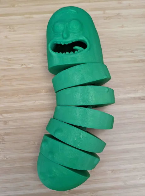 Mô hình Articulated Pickle Rick in 3D chất lượng cao - Khớp nối linh hoạt - Image 3