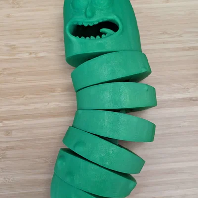 Mô hình Articulated Pickle Rick in 3D chất lượng cao - Khớp nối linh hoạt