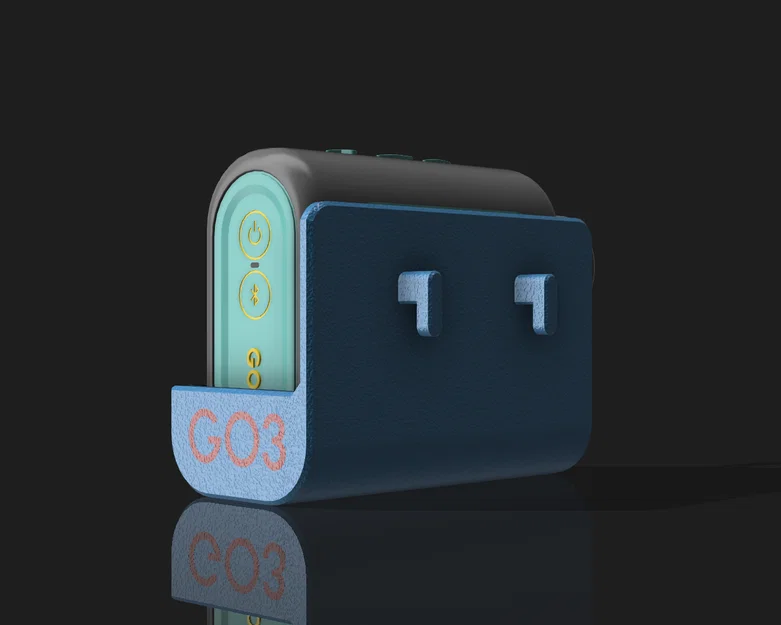Giá đỡ JBL GO3 đa kiểu lắp: bắt vít, 3M Command/VHB, Skadis - Image 4