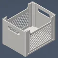 Thùng lưu trữ xếp chồng 260×200×180, vừa kệ treo tường Ikea - Thumbnail 1