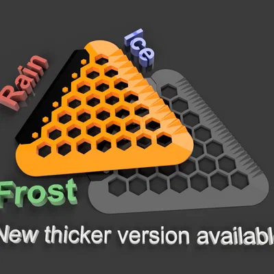 Cây cạo băng Hex Frost kèm gạt nước TPU
