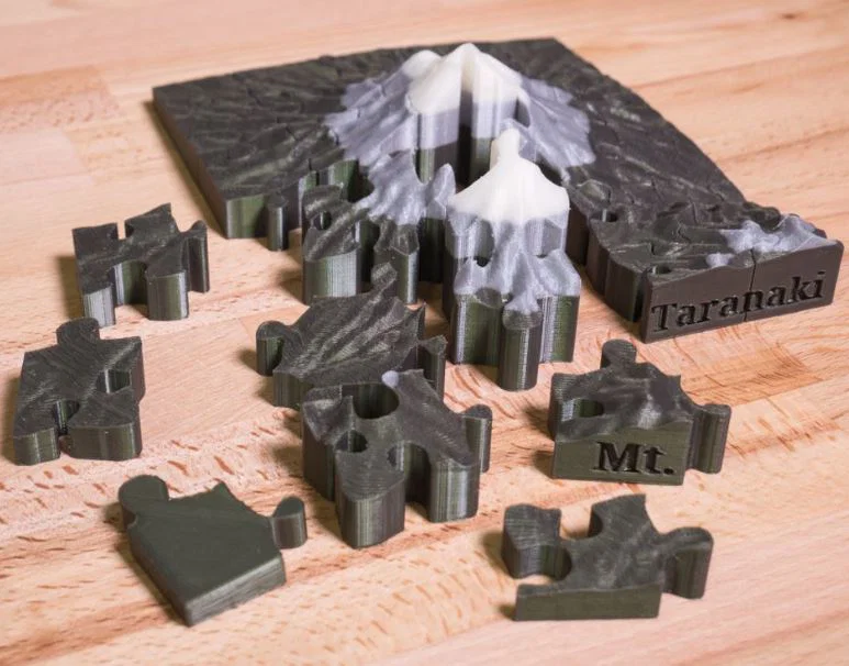 Núi Taranaki (New Zealand) - puzzle 3D - Image 2