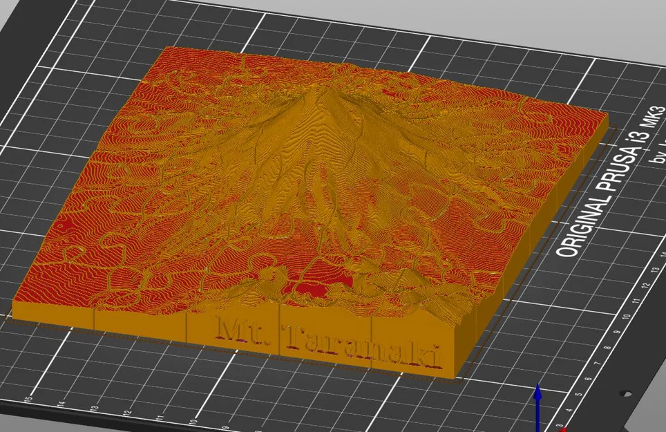 Núi Taranaki (New Zealand) - puzzle 3D - Image 3
