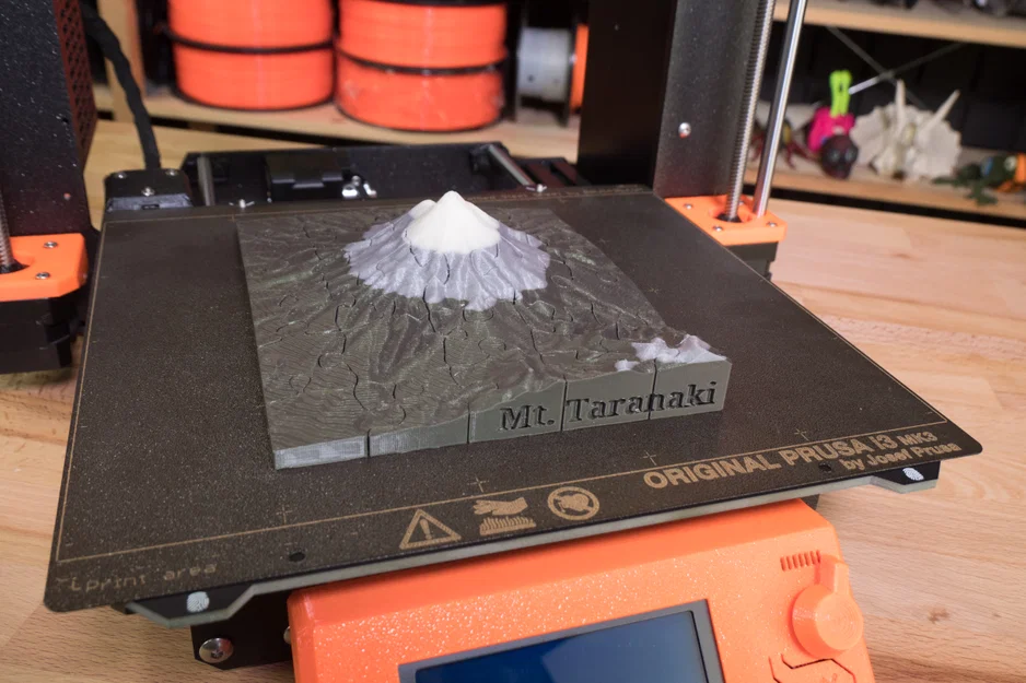 Núi Taranaki (New Zealand) - puzzle 3D - Image 4