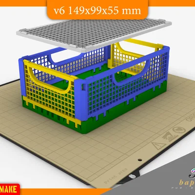 Thùng gập & xếp chồng Foldable and stackable Crate (S)