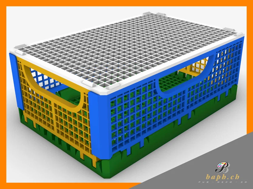 Thùng gập & xếp chồng Foldable and stackable Crate (S) - Image 3