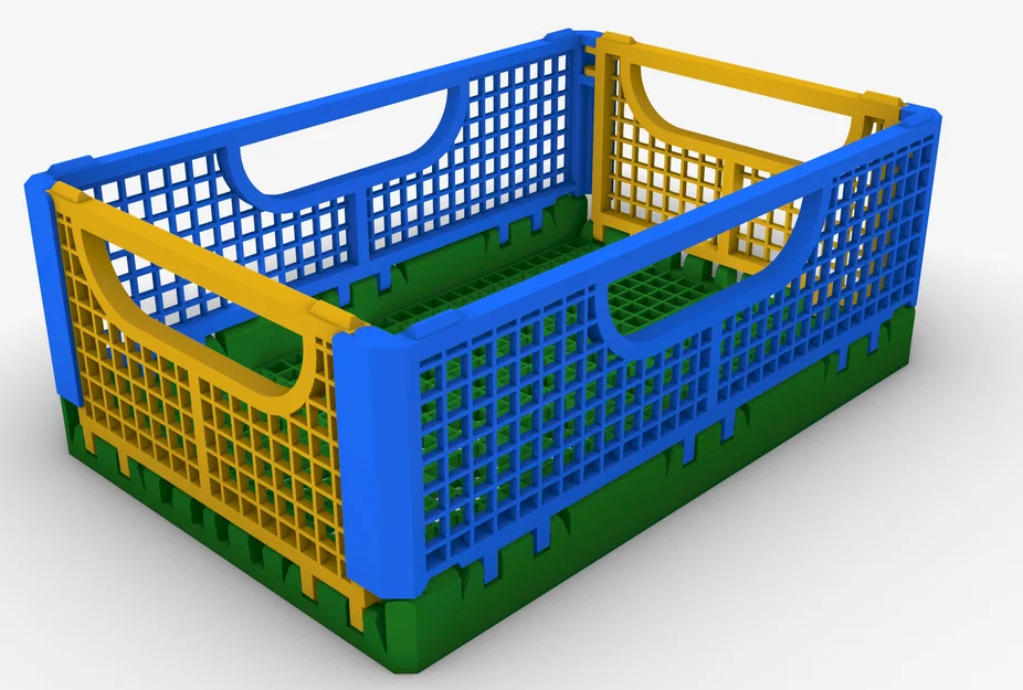 Thùng gập & xếp chồng Foldable and stackable Crate (S) - Image 4