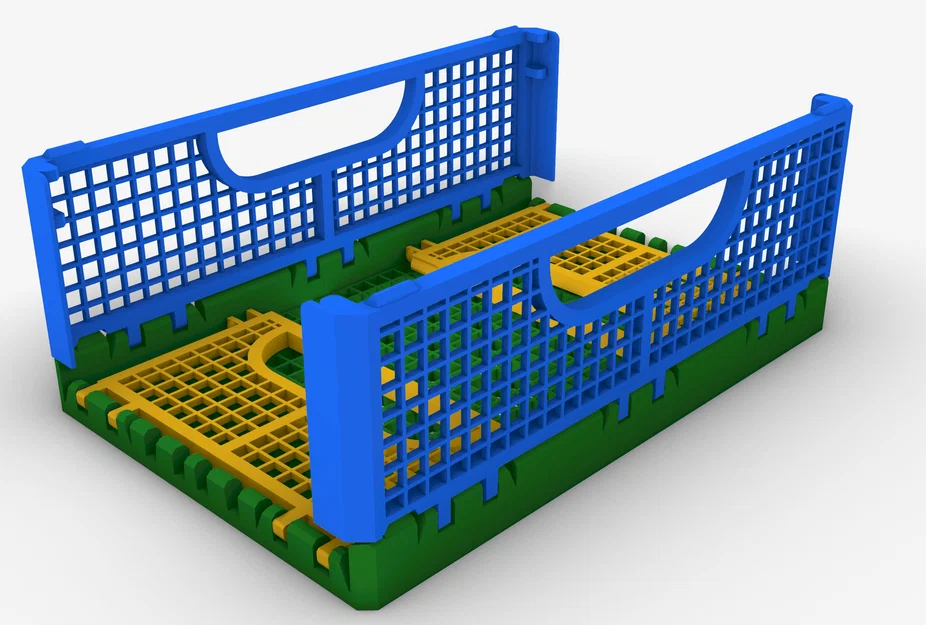 Thùng gập & xếp chồng Foldable and stackable Crate (S) - Image 5