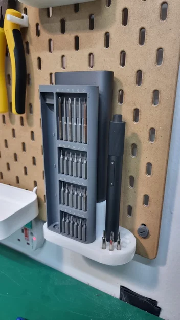 Giá treo Xiaomi Electric Screwdriver | Bộ sưu tập Ikea Skadis (Độ khó vừa) - Image 1
