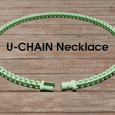 Dây chuyền U-CHAIN print-in-place có khóa