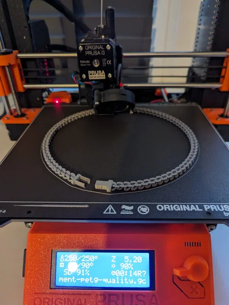 Dây chuyền U-CHAIN print-in-place có khóa - Image 3