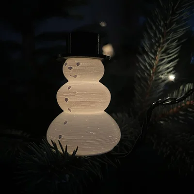 Miếng gắn người tuyết cho dây đèn (trang trí cây thông Noel)