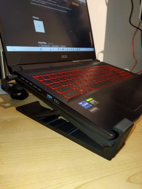 Giá đỡ Notebook/Laptop điều chỉnh góc – Gập gọn / Print-in-Place - Image 5