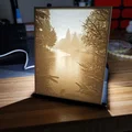 Đế giữ Lithophane kèm LED Cob Strip - Thumbnail 1