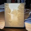 Đế giữ Lithophane kèm LED Cob Strip - Thumbnail 2