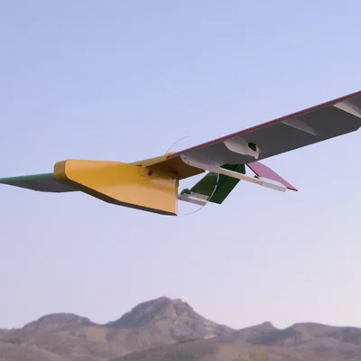 RC Slow Flyer Plane Hybrid Foamboard – Máy bay RC foamboard bay chậm