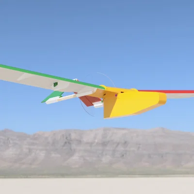 RC Slow Flyer Plane Hybrid Foamboard – Máy bay RC foamboard bay chậm