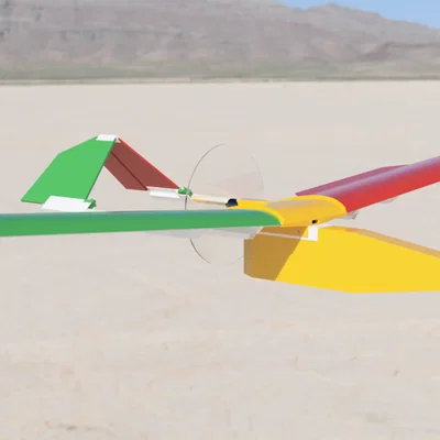 RC Slow Flyer Plane Hybrid Foamboard – Máy bay RC foamboard bay chậm
