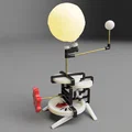 Mô hình orrery cơ khí chỉ hướng Trái Đất, Mặt Trăng và Mặt Trời - Thumbnail 1