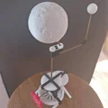 Mô hình orrery cơ khí chỉ hướng Trái Đất, Mặt Trăng và Mặt Trời - Thumbnail 4