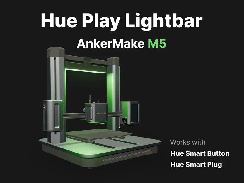 Ngàm gắn Hue Play Lightbar cho AnkerMake M5 - Image 1