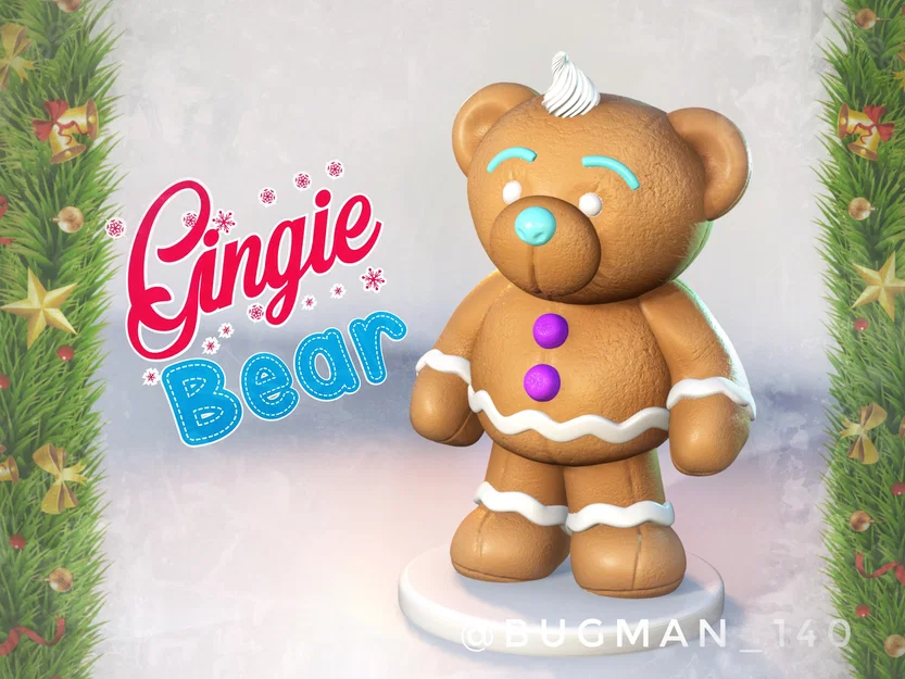 Gingie Bear – Gấu Bánh Gừng Dễ Thương - Image 1