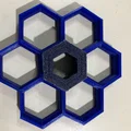 Khung lục giác mở rộng cho hệ thống lưu trữ Honeycomb Storage Wall - Thumbnail 3
